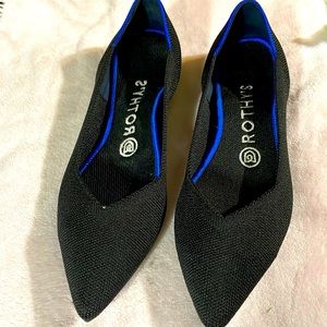 Rothy black In color size 6.5 pointy